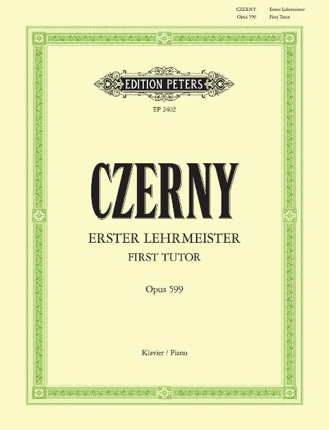 Erster Lehrmeister op. 599 - Carl Czerny