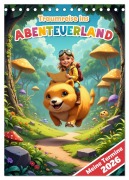 Traumreise ins Abenteuerland - Planer für Kinder (Tischkalender 2026 DIN A5 hoch), CALVENDO Monatskalender - Sebastian Lüdke