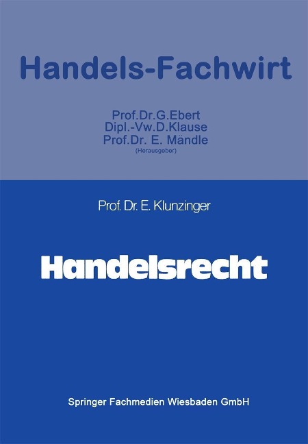 Handelsrecht - Eugen Klunzinger