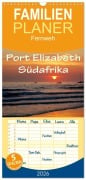 Cover-Bild zum Titel 'Familienplaner 2026 - Port Elizabeth - Südafrika - Impressionen einer Stadt in Bildern mit 5 Spalten (Wandkalender, 21 x 45 cm) CALVENDO' von 'Anke van Wyk - www. germanpix. net'