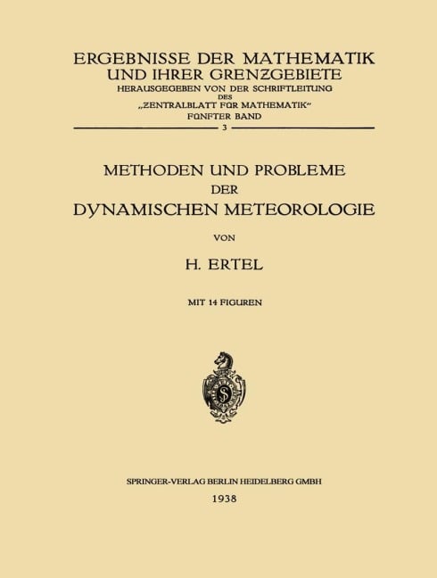 Methoden und Probleme der Dynamischen Meteorologie - Hans Ertel