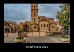 Cover-Bild zum Titel 'Griechenland 2026 Fotokalender DIN A3' von 'Tobias Becker'