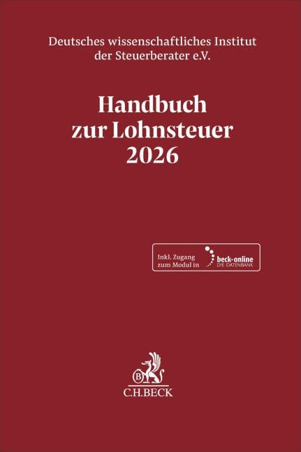 Handbuch zur Lohnsteuer 2026. LSt 2026 - 