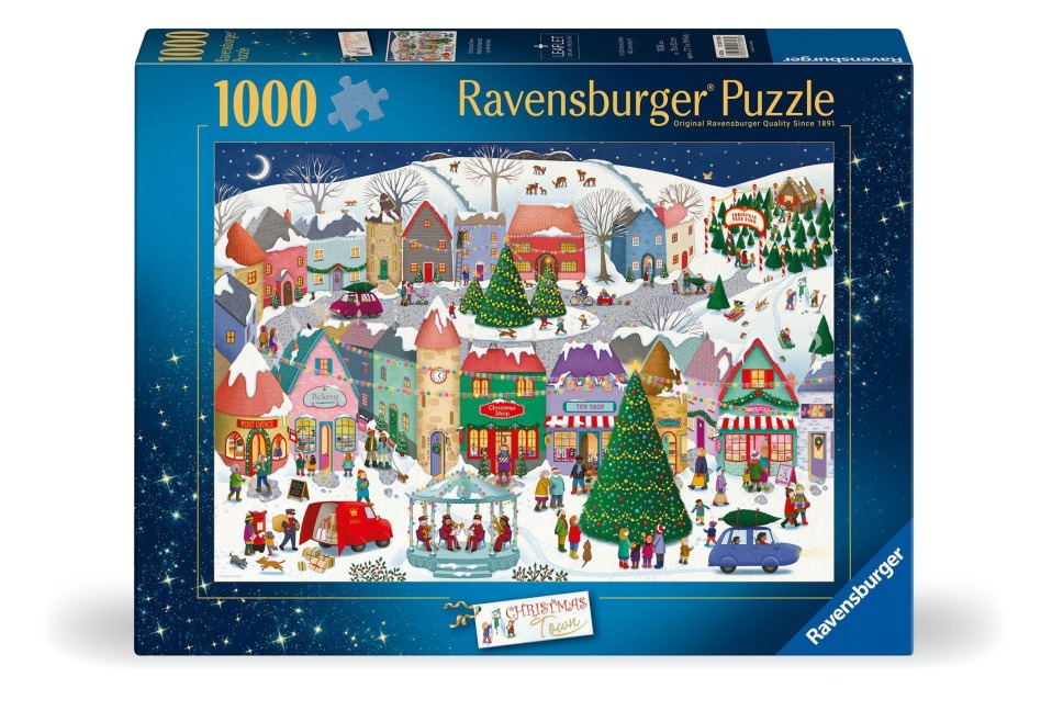 Weihnachtspuzzle 1000 Teile - Zauberhafte Weihnachtsstadt - 
