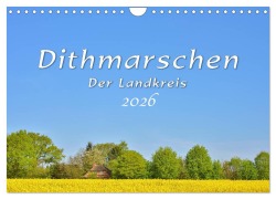 Cover-Bild zum Titel 'Dithmarschen - Der Landkreis (Wandkalender 2026 DIN A4 quer), CALVENDO Monatskalender' von 'Rainer Plett'