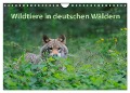 Wildtiere in deutschen Wäldern (Wandkalender 2025 DIN A4 quer), CALVENDO Monatskalender - Karin Jähne