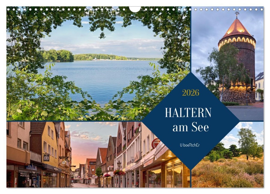 Haltern am See (Wandkalender 2026 DIN A3 quer), CALVENDO Monatskalender - U. Boettcher