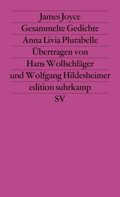 Werkausgabe in sechs Bänden in der edition suhrkamp - James Joyce