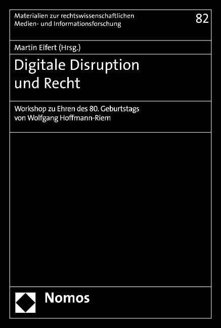 Digitale Disruption und Recht - 