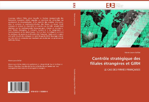 Contrôle stratégique des filiales étrangères et GIRH - Marie-Laure Grillat