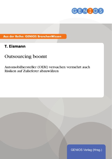 Outsourcing boomt - T. Eismann