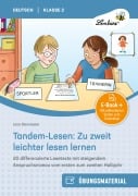 Cover-Bild zum Titel 'Tandem-Lesen: Zu zweit leichter lesen lernen' von 'Jana Steinmaier'