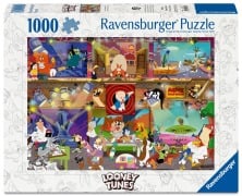Cover-Bild zum Titel 'Erwachsenenpuzzle 1000 Teile - Looney Tunes Studio' von ''