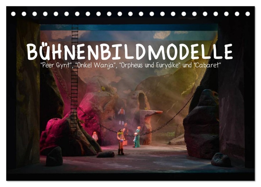 Bühnenbildmodelle (Tischkalender 2026 DIN A5 quer), CALVENDO Monatskalender - Pia Tasche