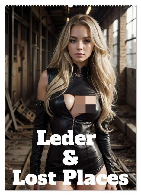 Leder und Lost Places (Wandkalender 2027 DIN A2 hoch), CALVENDO Monatskalender - Ally Bee
