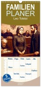 Cover-Bild zum Titel 'Familienplaner 2027 - Leo Tolstoi mit 5 Spalten (Wandkalender, 21 x 45 cm) CALVENDO' von 'Steffani Lehmann'