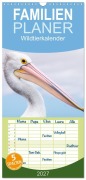 Cover-Bild zum Titel 'Familienplaner 2027 - Wildtierkalender mit 5 Spalten (Wandkalender, 21 x 45 cm) CALVENDO' von 'Christoph Schaarschmidt'