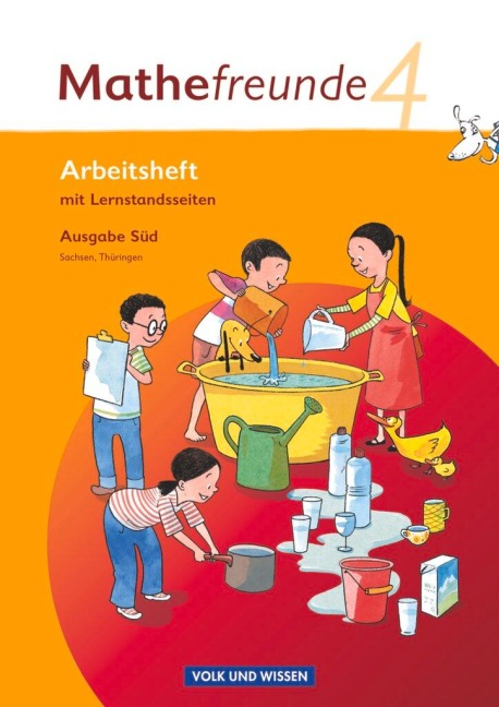 Mathefreunde 4. Schuljahr. Arbeitsheft. Süd - Jana Elsner, Kathrin Fiedler, Ursula Kluge, Birgit Schlabitz, Edmund Wallis