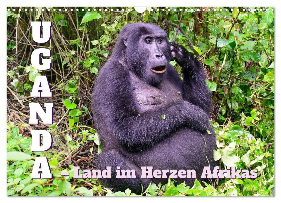Uganda - Land im Herzen Afrikas (Wandkalender 2026 DIN A3 quer), CALVENDO Monatskalender - 