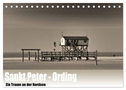 Cover-Bild zum Titel 'Sankt Peter-Ording. Ein Traum an der Nordsee (Tischkalender 2026 DIN A5 quer), CALVENDO Monatskalender' von 'Guido Wulf'