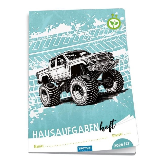 TRÖTSCH - Jahresbezogenes Hausaufgabenheft Grundschule Truck 26/27 - 