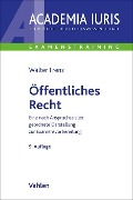 Cover-Bild zum Titel 'Öffentliches Recht' von 'Walter Frenz'