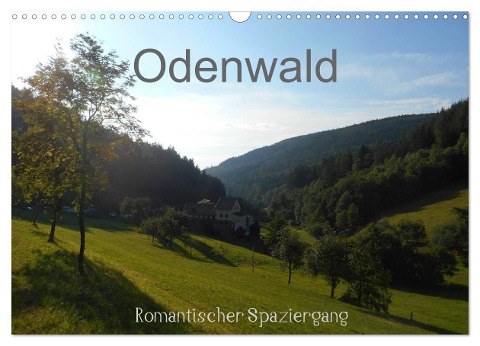 Odenwald - Romantischer Spaziergang (Wandkalender 2025 DIN A3 quer), CALVENDO Monatskalender - Gert Kropp