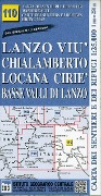 Cover-Bild zum Titel 'Carta n. 110 Lanzo, Viù, Chialamberto, Locana, Ciriè 1:25.000. Carta dei sentieri e dei rifugi. Serie Monti' von ''
