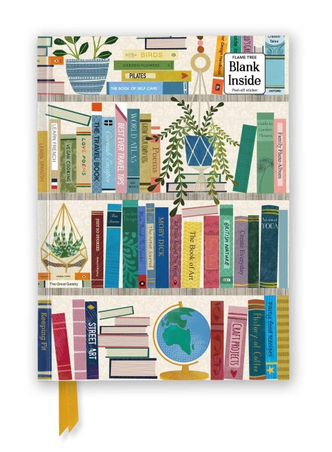 Georgia Breeze: Bookshelves (Foiled Blank Journal) - 