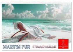 Cover-Bild zum Titel 'Maritim pur - Strandträume (Wandkalender 2026 DIN A2 quer), CALVENDO Monatskalender' von 'Peter Roder'
