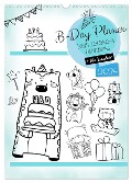 Geburtstagsplaner Doodle Tiere - Für Termine, Geschenke, Eventdetails & mehr (Wandkalender 2024 DIN A3 hoch), CALVENDO Monatskalender - MD-Publishing MD-Publishing