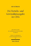 Cover-Bild zum Titel 'Die Vorteils- und Gewinnherausgabe im CISG' von 'Ben Köhler'