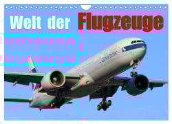 Cover-Bild zum Titel 'Welt der Flugzeuge (Wandkalender 2026 DIN A4 quer), CALVENDO Monatskalender' von 'Daniel Philipp'