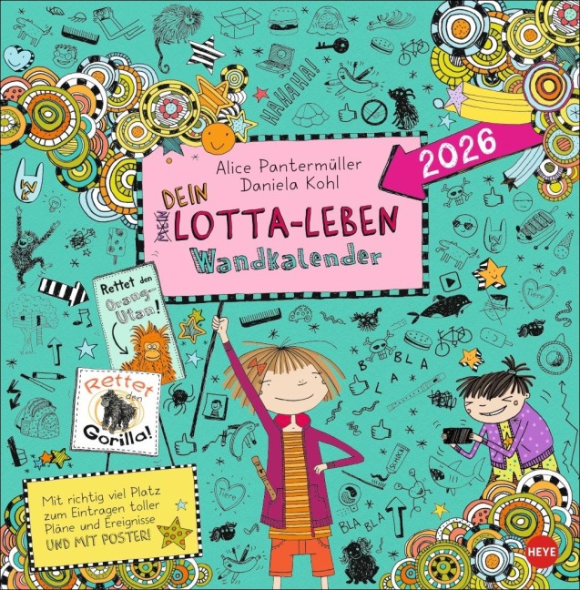 Lotta-Leben Broschurkalender 2026 - Alice Pantermüller