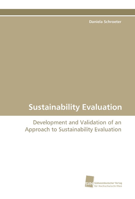 Sustainability Evaluation - Daniela Schroeter