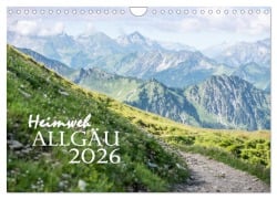 Cover-Bild zum Titel 'Heimweh Allgäu 2026 (Wandkalender 2026 DIN A4 quer), CALVENDO Monatskalender' von 'Juliane Wandel'