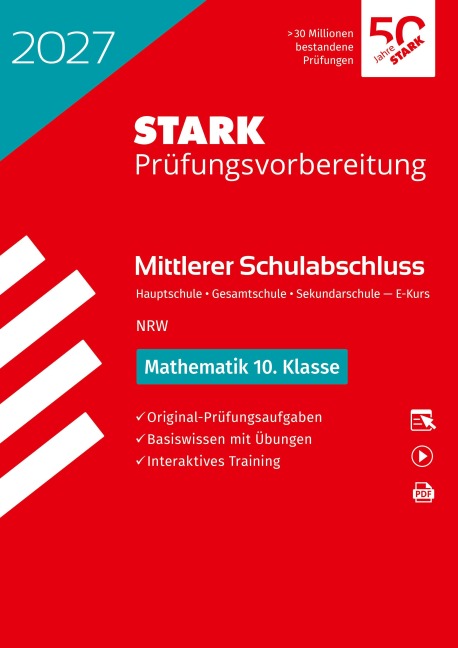 STARK Mathematik - Mittlerer Schulabschluss (MSA) 2027 NRW Hauptschule Typ B/ Gesamtschule/Sekundarschule - Prüfungsvorbereitung - 