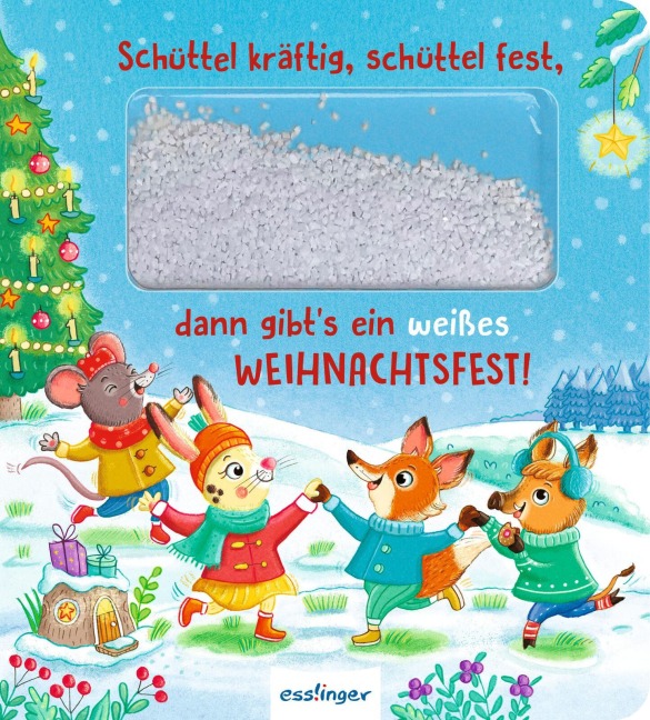 Schüttel-Pappe: Schüttel kräftig, schüttel fest, dann gibt's ein weißes Weihnachtsfest! - Madlen Ottenschläger