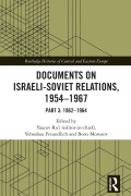 Cover-Bild zum Titel 'Documents on Israeli-Soviet Relations, 1954-1967' von ''