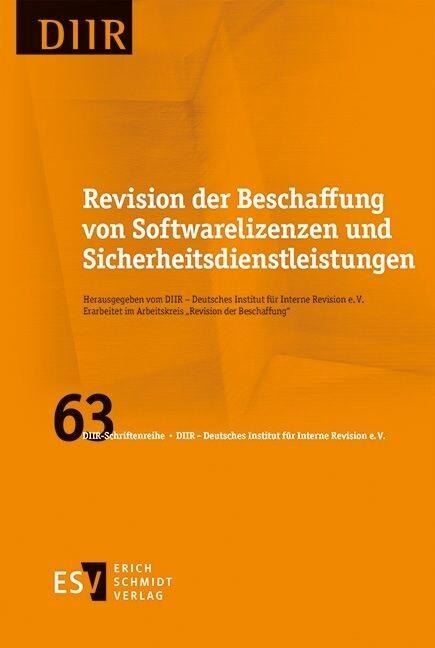 Revision der Beschaffung von Softwarelizenzen und Sicherheitsdienstleistungen - 