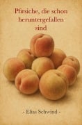 Cover-Bild zum Titel 'Pfirsiche, die schon heruntergefallen sind' von 'Elias Schwind'