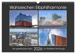 Cover-Bild zum Titel 'Wahrzeichen Elbphilharmonie (Wandkalender 2026 DIN A3 quer), CALVENDO Monatskalender' von 'Mirko Weigt (c) Hamburg'