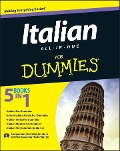 Cover-Bild zum Titel 'Italian All-in-One For Dummies' von 'Antonietta Di Pietro, Francesca Romana Onofri, Teresa L. Picarazzi, Karen Antje Möller, Daniela Gobetti'