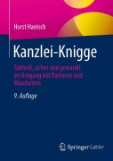 Cover-Bild zum Titel 'Kanzlei-Knigge' von 'Horst Hanisch'