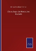 Cover-Bild zum Titel 'Chronologie der Römischen Bischöfe' von 'Richard Adelbert Lipsius'