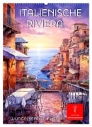 Italienische Riviera - wunderschöne Küste (Wandkalender 2026 DIN A2 hoch), CALVENDO Monatskalender - Peter Roder