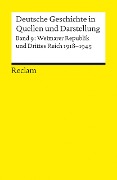 Cover-Bild zum Titel 'Deutsche Geschichte 9 in Quellen und Darstellung' von ''