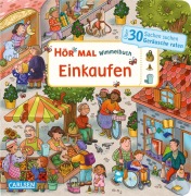 Hör mal (Soundbuch): Wimmelbuch: Einkaufen - Enni Bollin