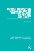 Cover-Bild zum Titel 'Human Resource Management in the Hotel and Catering Industry' von 'M. J. Boella'