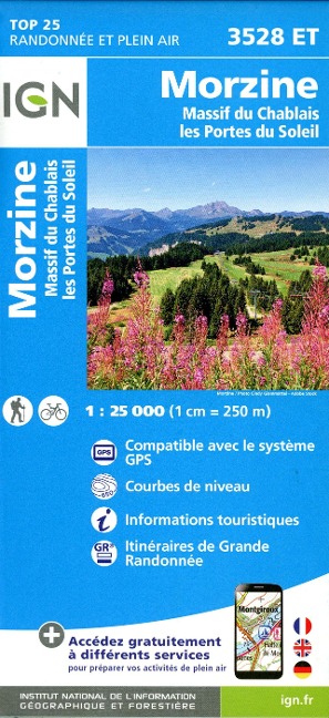 Morzine - Massif du Chablais - Les Portes du Soleil 1:25 000 - 